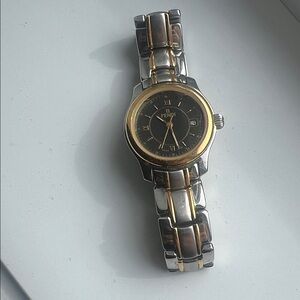 Fendi Two-Tone Black Dial Women's Watch